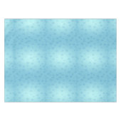 Blaue Schneeflocken Tischdecke (Vorderseite (Horizontal))