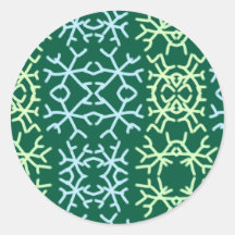 Blaue Schneeflocken Weihnachtsmuster Schneemuster