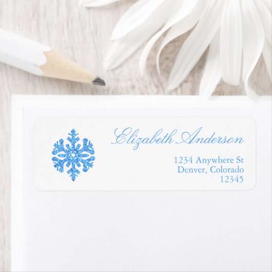 Blaue Schneeglöckchen Winterhochzeit (Insitu)