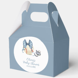 Blaue Schnuller Baseball Sport Baby Shower  Geschenkschachtel