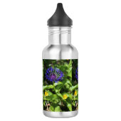 Blaue Schönheit Edelstahlflasche (Links)