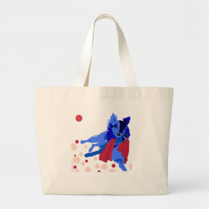Blaue Schönheits-träumende Tasche