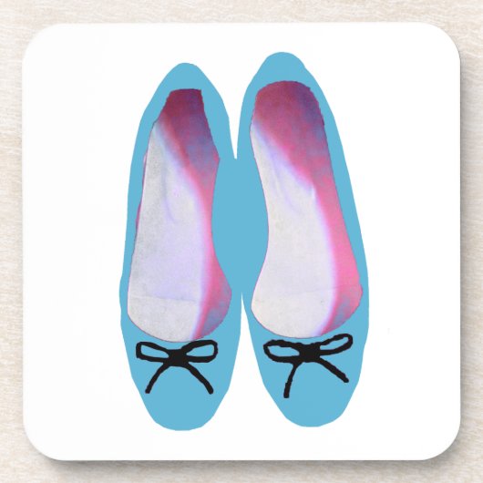 Blaue Schuhe Untersetzer (Vorderseite)