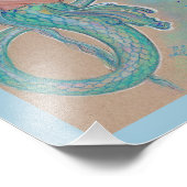 Blaue schwangere Meerjungfrau von Renee Lavoie Fotodruck (Ecke)