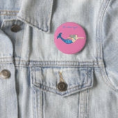 Blaue Schwanz Meerjungfrau schwimmen Thunder_Cove Button (Beispiel)