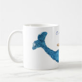 Blaue Schwanz Meerjungfrau schwimmen Thunder_Cove Kaffeetasse (Links)