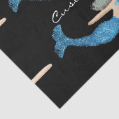 Blaue Schwanz Meerjungfrau schwimmen Thunder_Cove Seidenpapier (Ausschnitt)