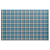 Blaue Schwarz-Weiß-Karo-Tartan-Muster-Design Stoff (Yard (91,4 cm))