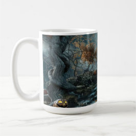 blaue schwarze Leiter Kaffeetasse