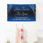 Blaue schwarze Ombre-Lichtzeichenfolgen hinzufügen Banner (Insitu)