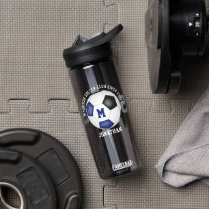 Blaue schwarze Schulmannschaft färbt kundenspezifi Trinkflasche