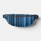 Blaue schwarze Streifen Bauchtasche (Ablage )
