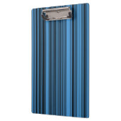 Blaue schwarze Streifen Klemmbrett (Links)
