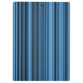 Blaue schwarze Streifen Klemmbrett (Rückseite)