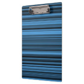 Blaue schwarze Streifen Klemmbrett (Links)