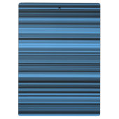 Blaue schwarze Streifen Klemmbrett (Rückseite)