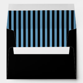Blaue schwarze Streifen Nahtloses Muster