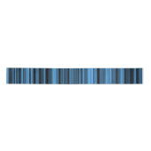 Blaue schwarze Streifen Satinband (Vorderseite)