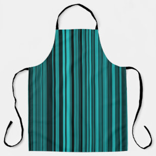 Blaue schwarze Streifen Schürze