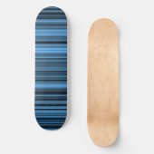 Blaue schwarze Streifen Skateboard (Vorderseite)