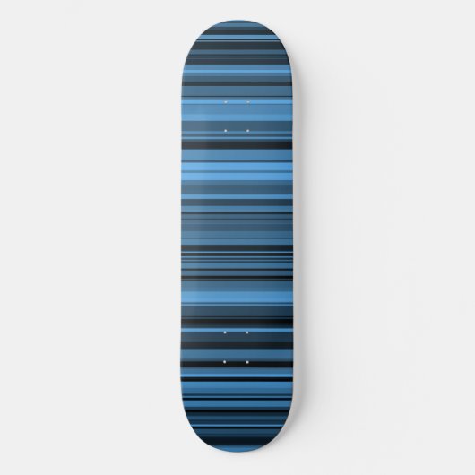 Blaue schwarze Streifen Skateboard (Vorderseite)