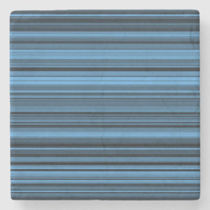 Blaue schwarze Streifen Steinuntersetzer