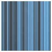 Blaue schwarze Streifen Stoff (Nahaufnahme)