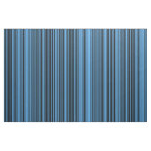 Blaue schwarze Streifen Stoff (Fat Quarter (45,7 x 55,9 cm))