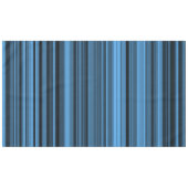 Blaue schwarze Streifen Tischdecke (Vorderseite (Horizontal))