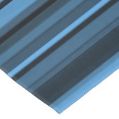Blaue schwarze Streifen Tischdecke (Schrägansicht)