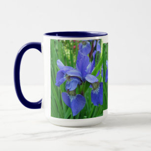 blaue Schwertlilie Tasse