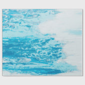 Blaue See Geschenkpapier (Flach)
