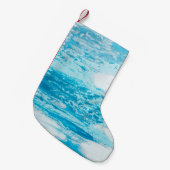 Blaue See Kleiner Weihnachtsstrumpf (Vorderansicht (hängend))