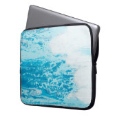 Blaue See Laptopschutzhülle (Vorderseite Links)