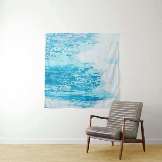 Blaue See Wandteppich (Beispiel)