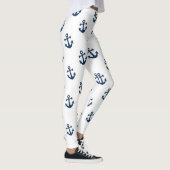 Blaue Seeanker Leggings (Rechts)