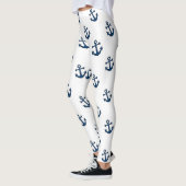 Blaue Seeanker Leggings (Links)