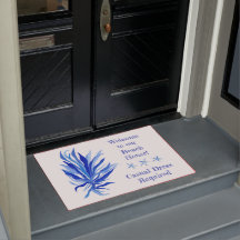 Blaue Seegras mit Seestern