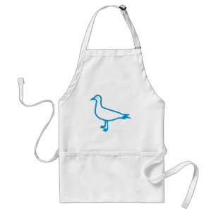 Blaue Seemöwe Schürze