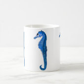 Blaue Seepferd Kaffeetasse (Mittel)