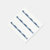 Blaue Seeseil-Muster Party Napki Serviette (Ecke)