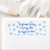 Blaue Seesternwelle-Silhouette (Insitu)