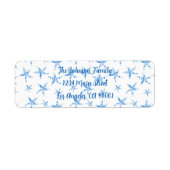 Blaue Seesternwelle-Silhouette (Vorne)