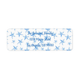 Blaue Seesternwelle-Silhouette