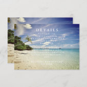 Blaue Seewellen-und Begleitkarte (Vorne/Hinten)