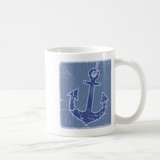 Blaue Segel Kaffeetasse (Rechts)