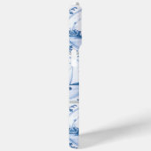 Blaue Segelboote Imitate Muster Case-Mate iPhone Hülle (Rückseite / Rechts)