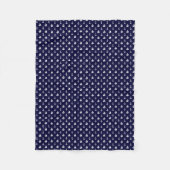 Blaue Segelboote und Muster für Anker Fleecedecke (Vorderseite)