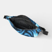 Blaue Seide Bauchtasche (Offen)