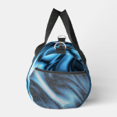Blaue Seide Duffle Bag (Rechts)